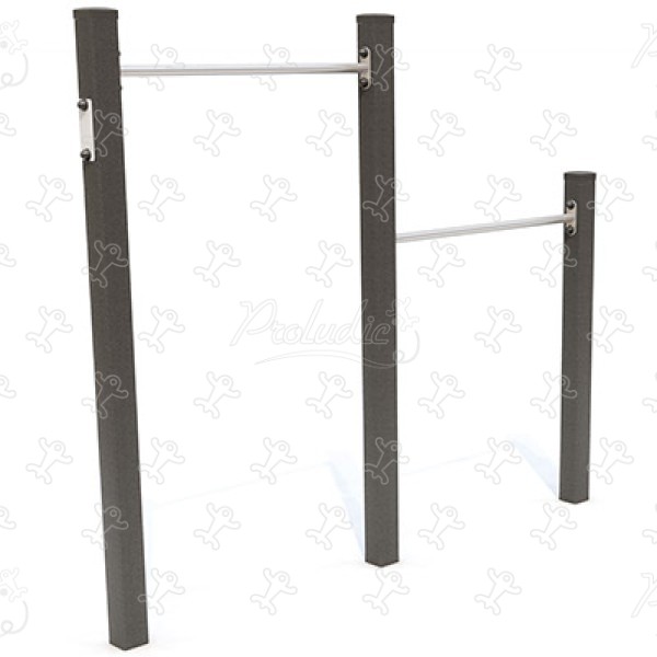 Felnőtt dupla húzódzkodó rúd JPS19-S-M sport és fitnesz acti’fun acti’ninja kép 3d