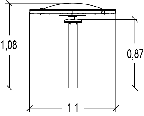 Swing Ball J3508 játszóterek acti’fun dinamikus sporteszközök kép oldalnézet
