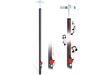 J3451-R - Piros interaktív árboc